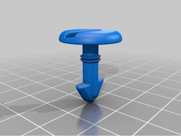 Tow-Hitch Cover Quarter-Turn Clip