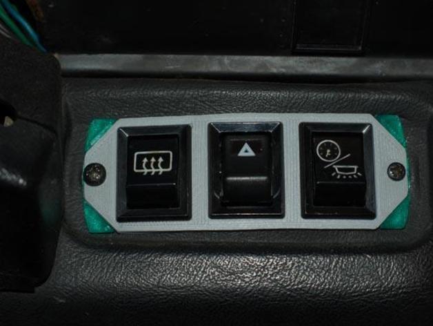 Three-Switch Dashboard Panel